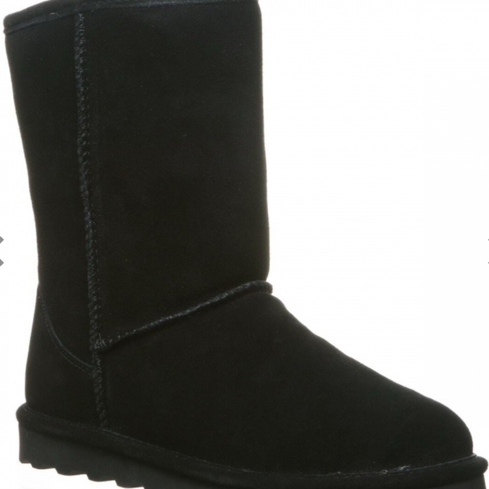 Bearpaw Women's Elle Short 8 inch classic suede boot size 8